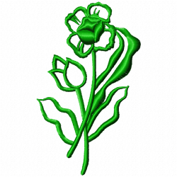 Flowers And Tree Embroidery Design 8 Flowers And Tree Embroidery Design 8